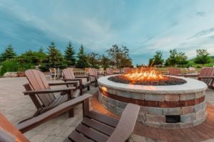 Outdoor Firepit at The Rock Sports Complex